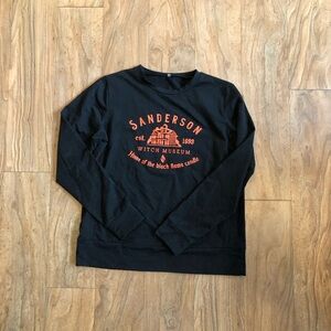 Sanderson Witch Museum Black Crewneck Sweatshirt